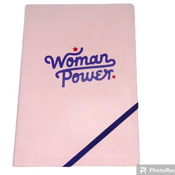 Woman Power Pink & Purple 192 Page Journal Notebook - Picture 1 of 5